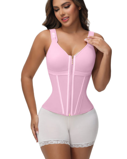 Slim & Shape Corset Waist Vest with Bra – Comfort Meets Confidence