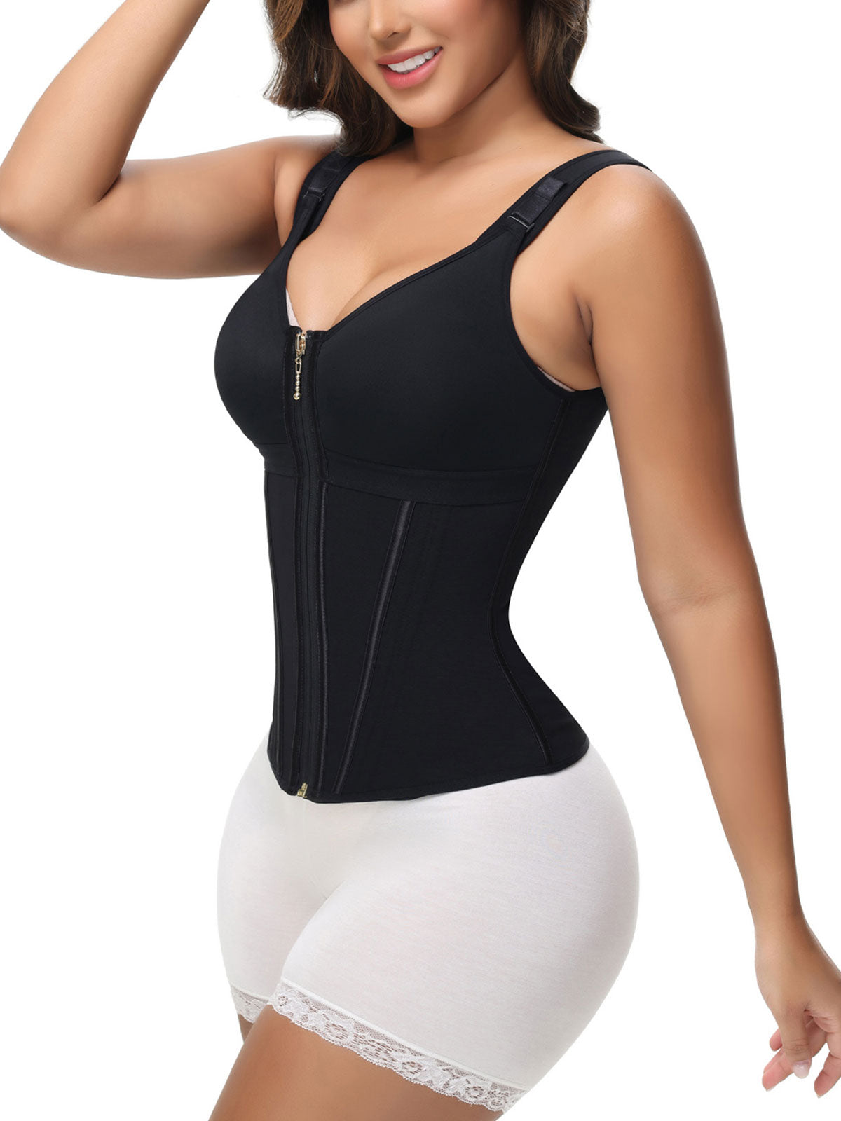 Slim & Shape Corset Waist Vest with Bra – Comfort Meets Confidence