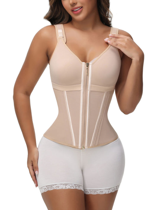 Slim & Shape Corset Waist Vest with Bra – Comfort Meets Confidence