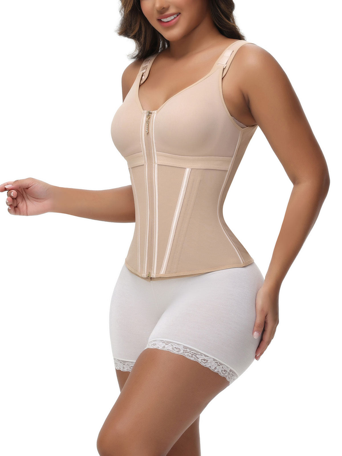 Slim & Shape Corset Waist Vest with Bra – Comfort Meets Confidence