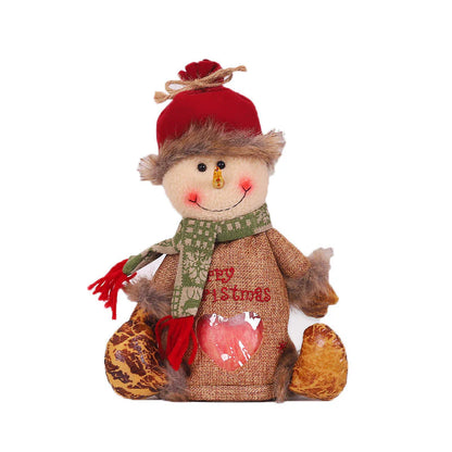 Santa and Snowman Christmas Zipper Bags – Cute Patterns for Festive Gift-Giving